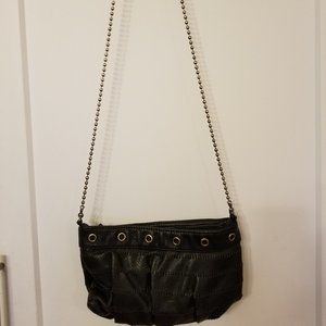 Converse One Star Black Faux Leather  Purse w/ Ball Chain Strap **5/$25.